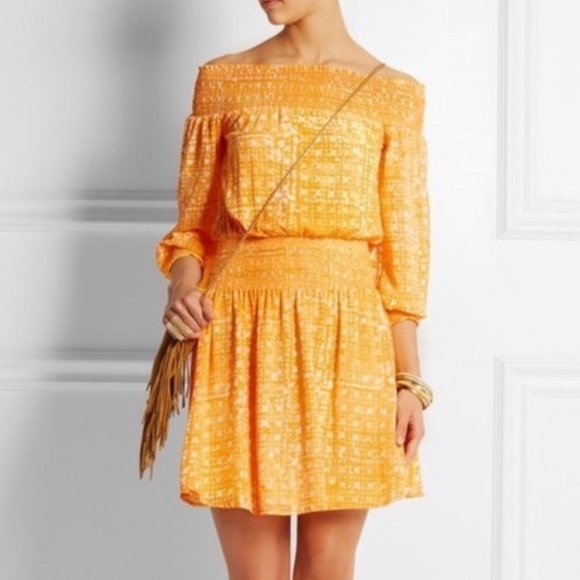 michael kors yellow dress